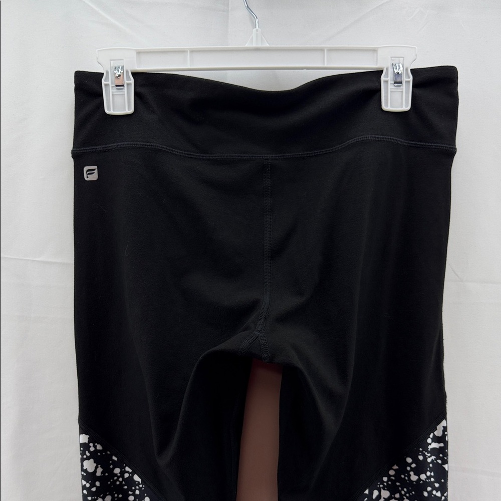 Fabletics Women’s Black and White Brogan Dalmation Leggings Size Medium - Picture 6 of 9